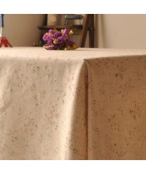 Fata de masa 220*140cm 田园棉麻青荷桌布